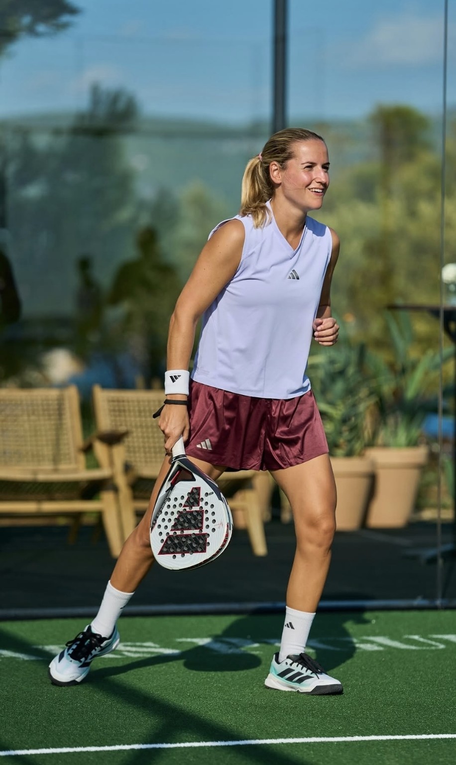 Ari Sánchez sur la piste pendant le premier Pro-Am Audemars Piguet