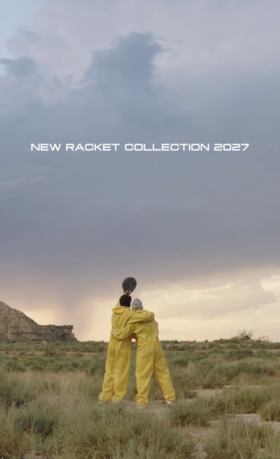 Plan final du Reel NOX annonçant la nouvelle collection de raquettes 2027